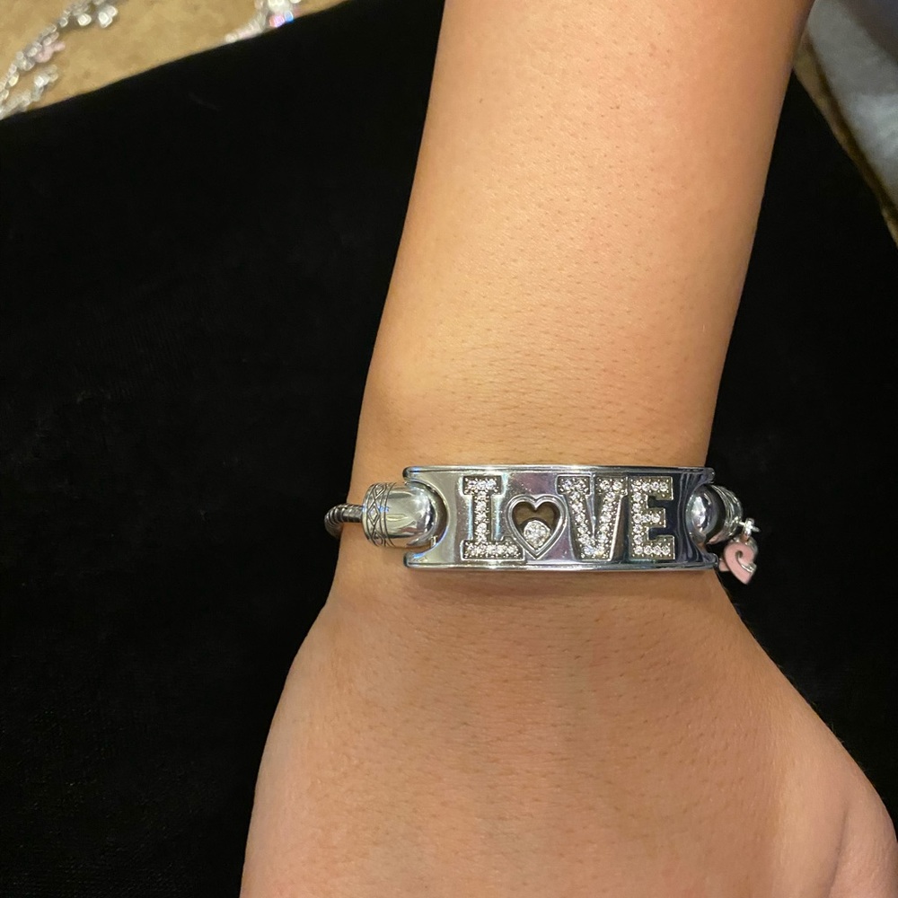 Brighton Power of Pink Charm Bracelet